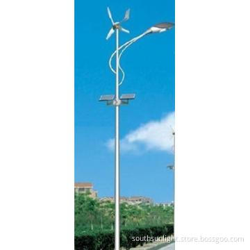 8 meter solar and wind hybrid solar street lighting